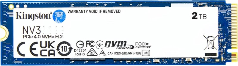Kingston NV3 2TB NVMe M.2 PCIe 4.0 Internal SSD - 9