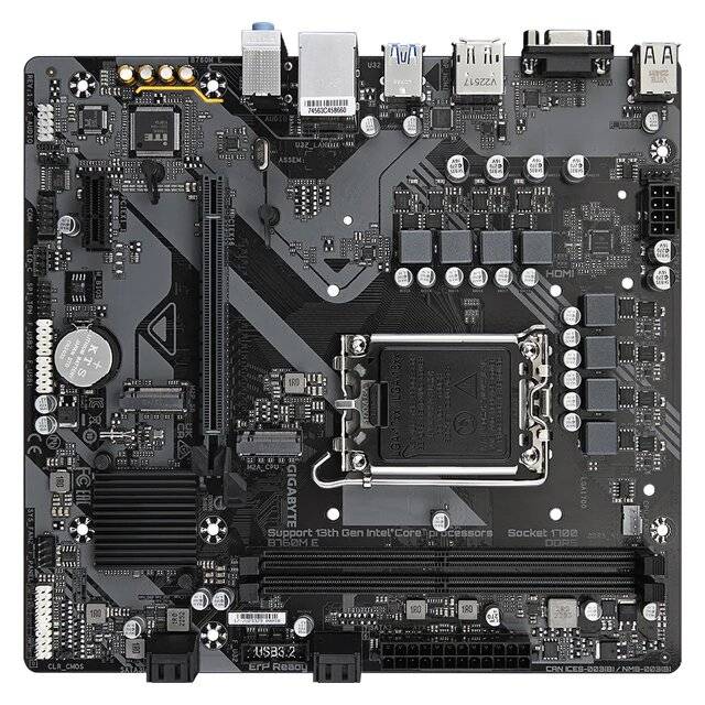 لوحة أم Gigabyte B760M E Intel B760 LGA1700 Micro-ATX أسود - 9