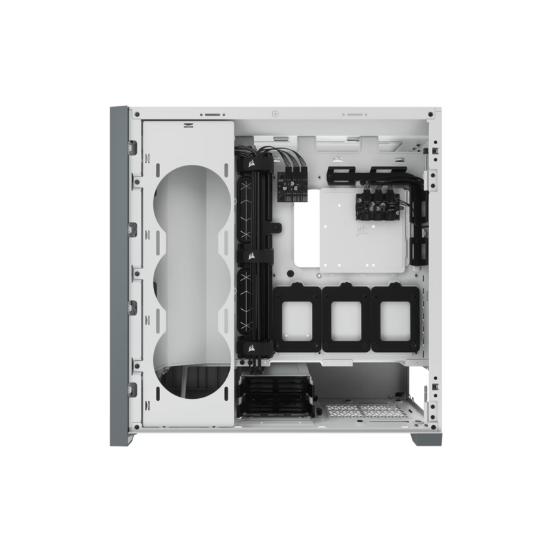 Corsair iCUE 5000X Mid-Tower Case White Tempered Glass RGB - 5