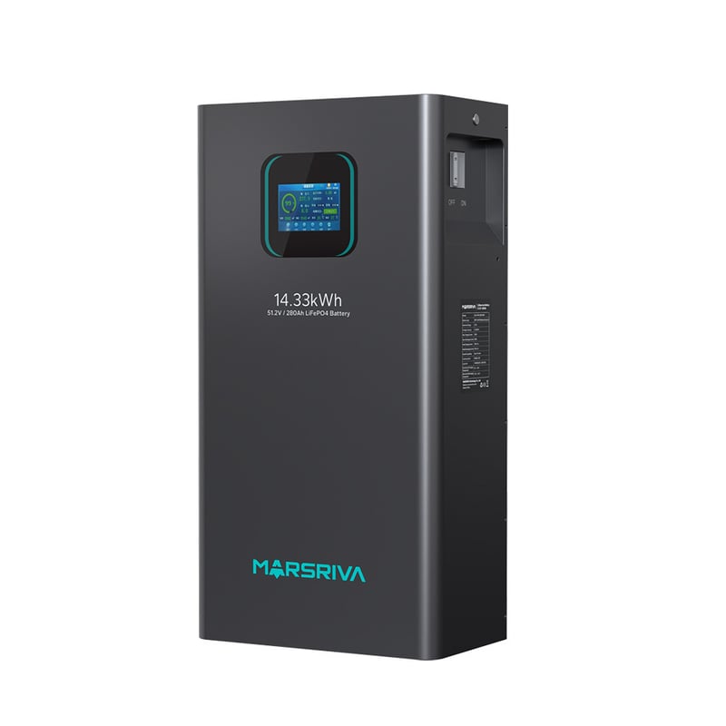 Marsriva 14.33kWh 48V Ultra-Capacity LiFePO4 Battery MR-LFP48-280 - 4