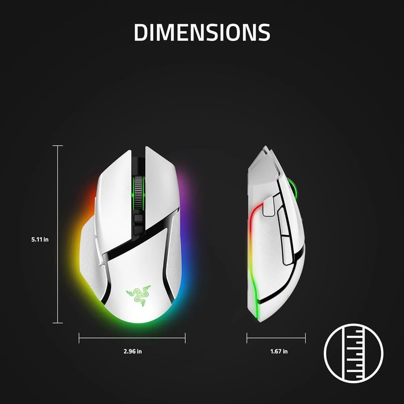 ماوس Razer Basilisk V3 Pro 30000 DPI Wireless RGB - 14
