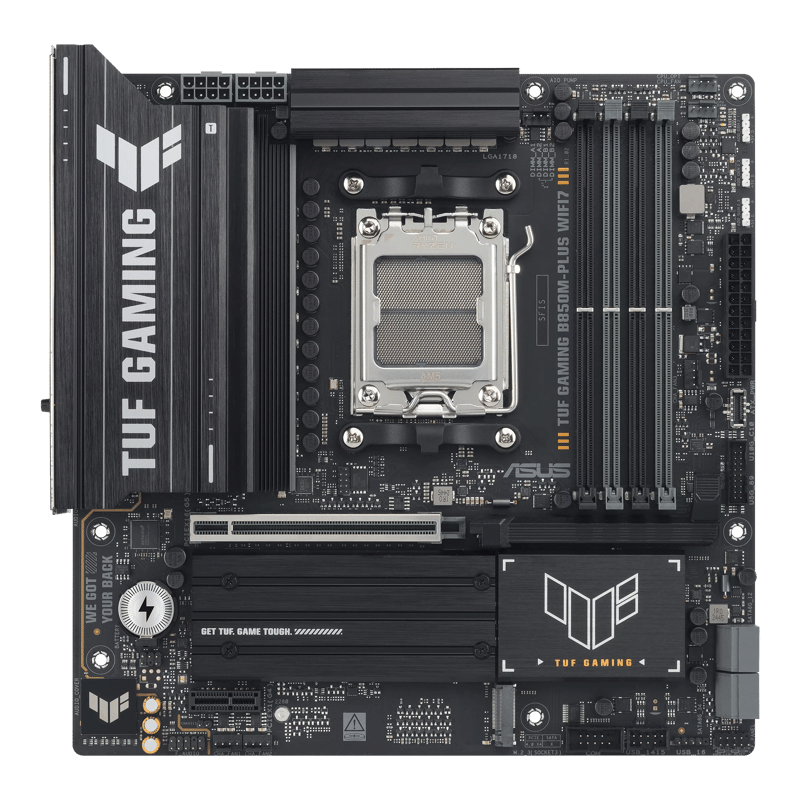 ASUS TUF GAMING B850M-PLUS WIFI7 AM5 Micro-ATX DDR5 Motherboard - 3