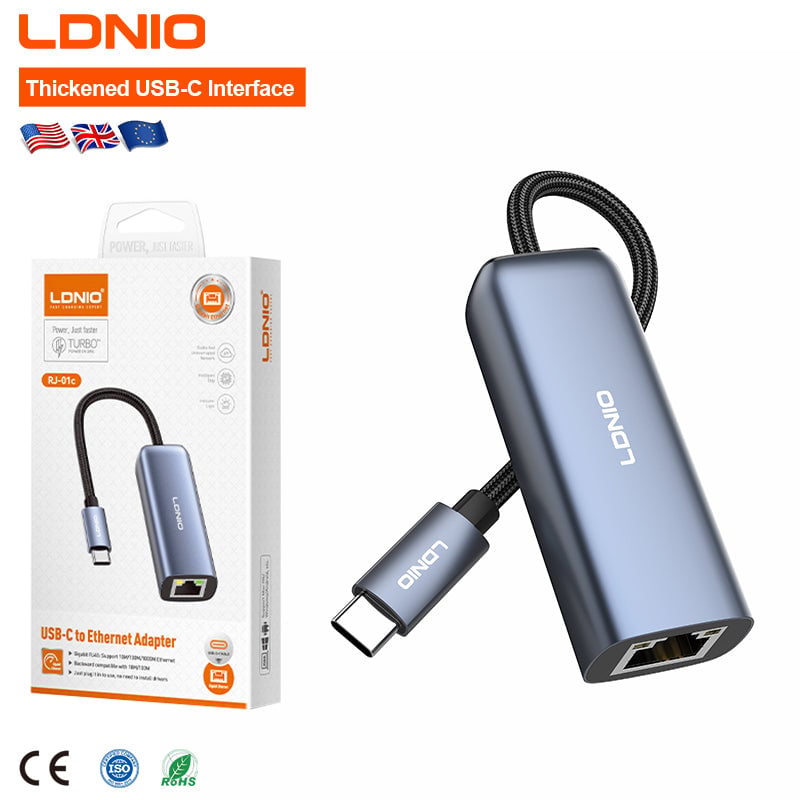 محول LDNIO RJ-01C USB-C إلى Ethernet - 5