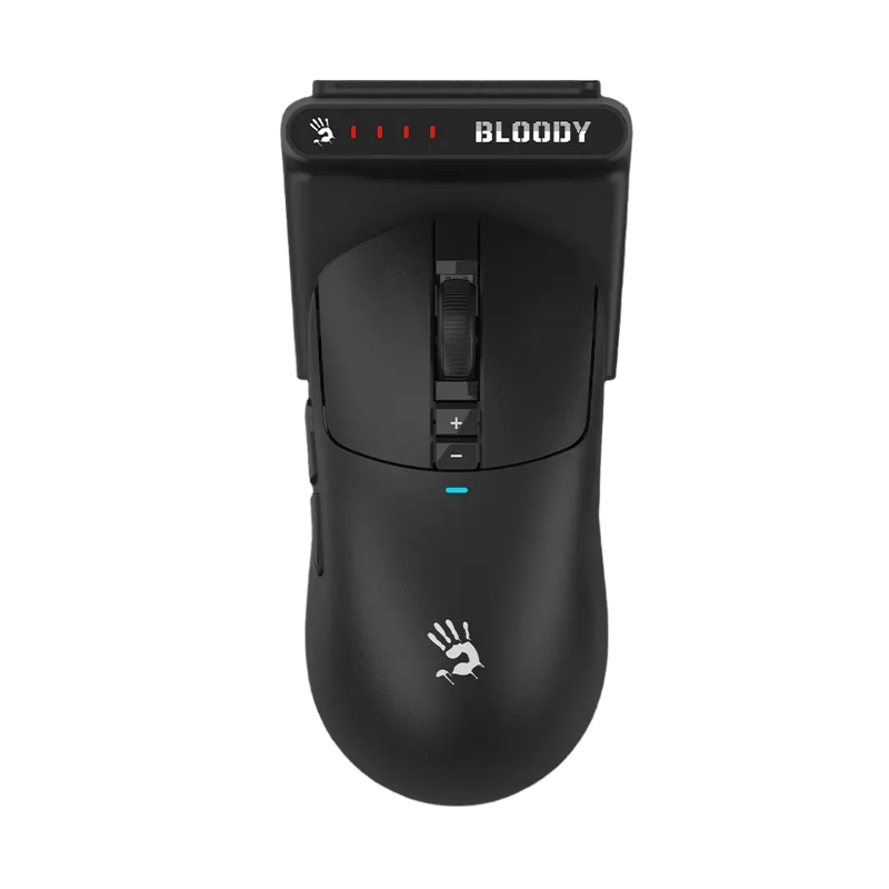 ماوس Bloody R72 Duo Pro 26000 DPI Dual-Mode Wireless أسود - 6