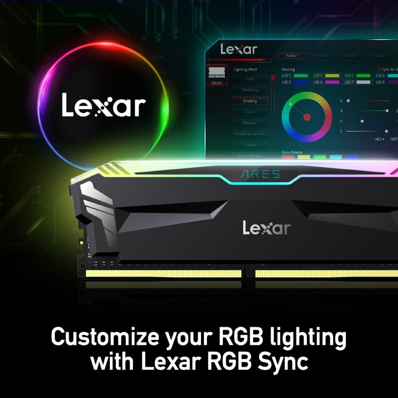 Lexar ARES RGB 8GB DDR4 3600MHz - 3