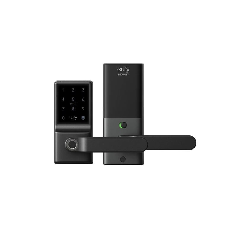 Eufy Smart Lever Lock C33 Fingerprint Wi-Fi Door Lock Black - 3