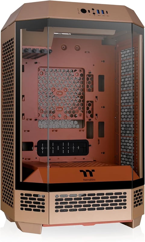 Thermaltake The Tower 300 Micro-Tower ATX Case Gravel Sand Tempered Glass - 9