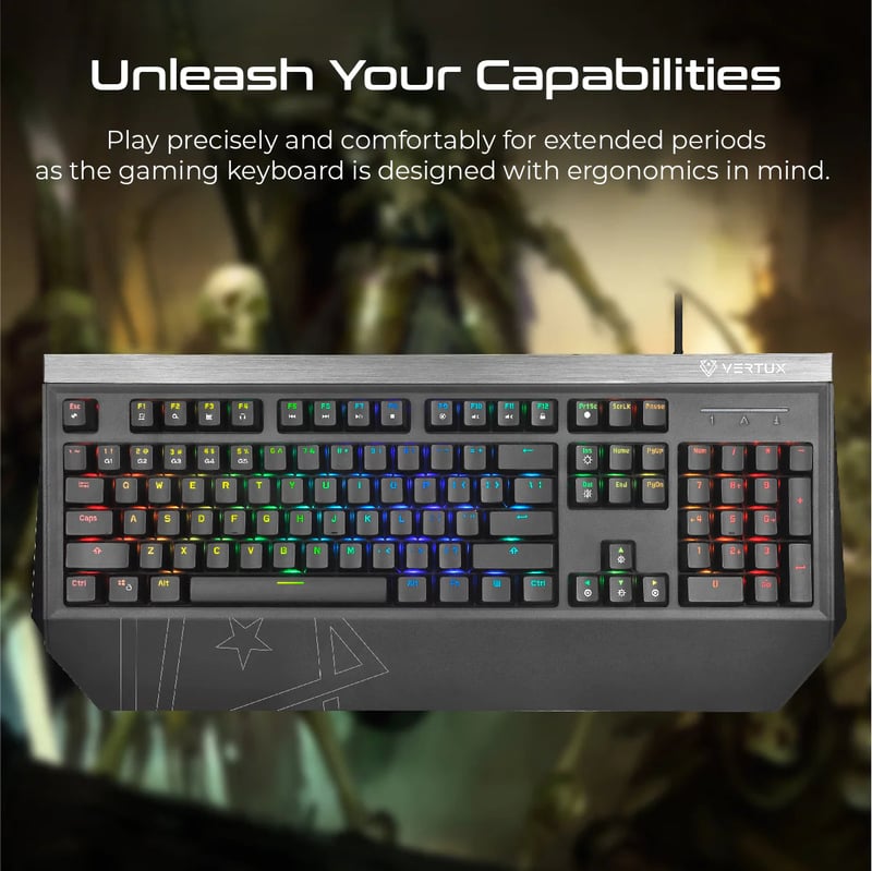 Vertux Tantalum Pro Mechanical Gaming Keyboard Wired RGB - 2