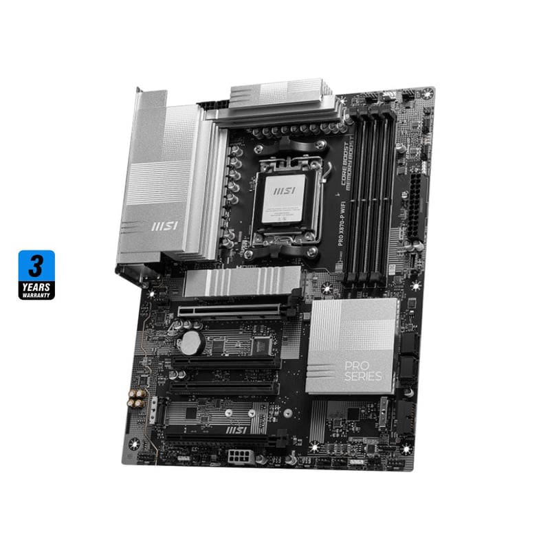 MSI PRO X870-P AMD X870 AM5 ATX Motherboard Silver - 6