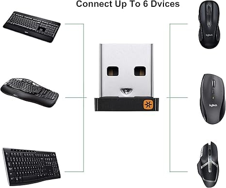 محول Logitech Unifying USB-A أسود - 8