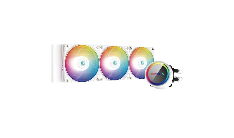 Deepcool GAMMAXX L360 A-RGB 360mm AIO Liquid Cooler White - 9