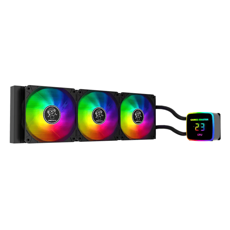 مبرد Games Master LZ360 360mm AIO سائل أسود - 2