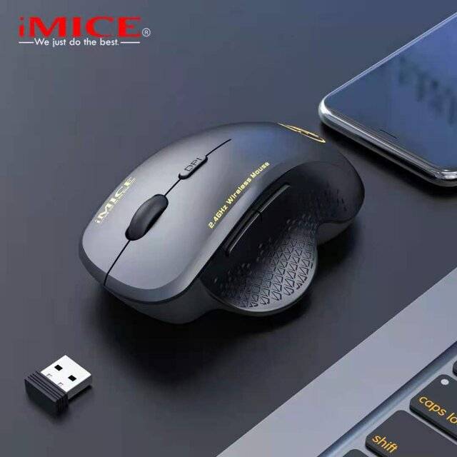 iMice G6 Wireless Mouse 2.4G Gray 1600 DPI - 3