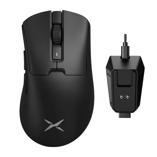 Delux M900 Mouse Wireless Ergonomic RGB Black - 4
