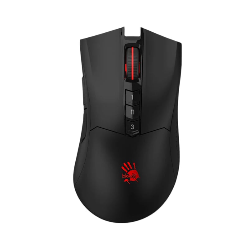 Bloody R90 Plus Wireless Gaming Mouse 12000 DPI - Stone Black - 6