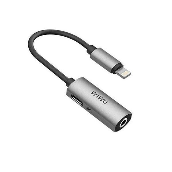 محول USB WiWU LT01 Lightning إلى 3.5mm أبيض - 3
