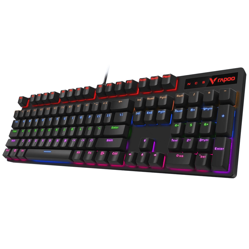 كيبورد Rapoo V500 Pro Full-Size ميكانيكي سلكي RGB - 3