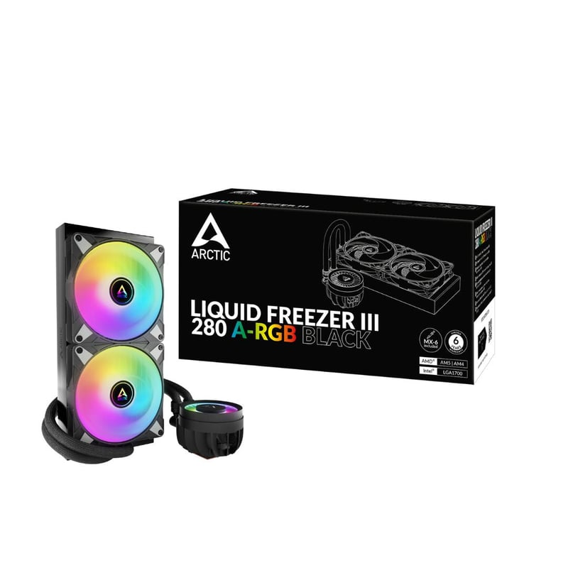 مبرد Arctic Liquid Freezer III 280mm AIO سائل ARGB أسود - 1