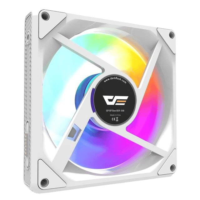 DarkFlash G24 ARGB Magnetic Case Fan 3-in-1 Pack White - 4