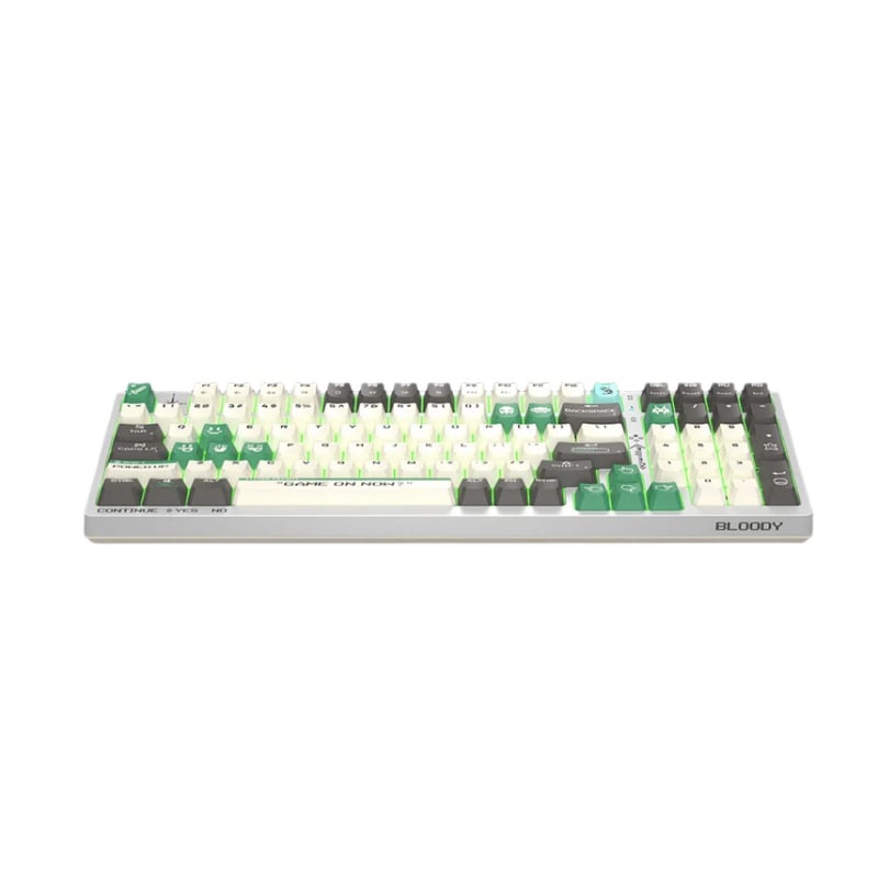 Bloody S98 (PIXEL) BLMS Mechanical Gaming Keyboard - Pixels Green - 7
