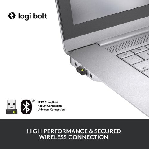ماوس Logitech Signature M650 4000 DPI لاسلكي رمادي - 4