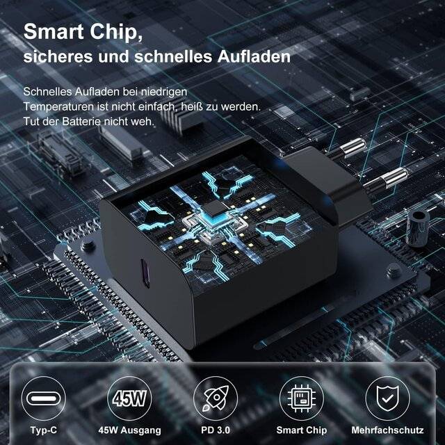 شاحن Samsung 45W PD أسود - 4