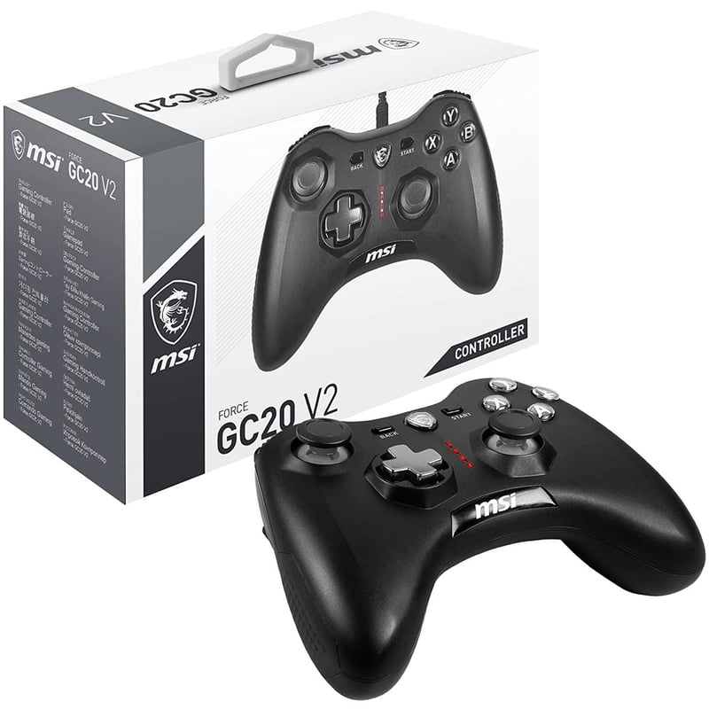 MSI Force GC20 V2 Wired Game Controller White - 13