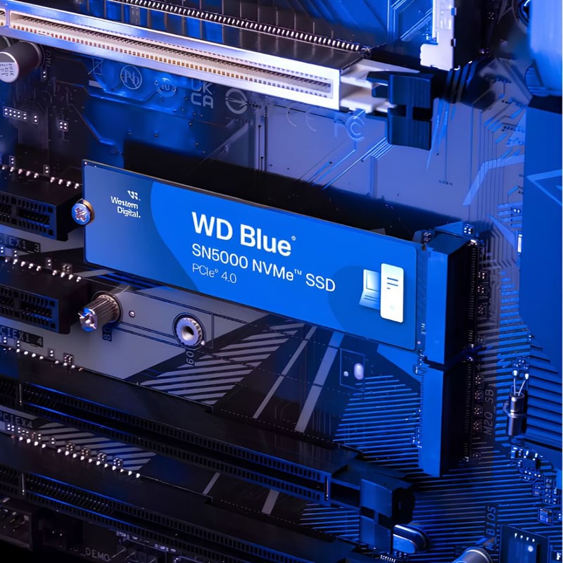WD Blue SN5100 4TB, 7100MB/s M.2 NVME, PCIe 4.0 - 4