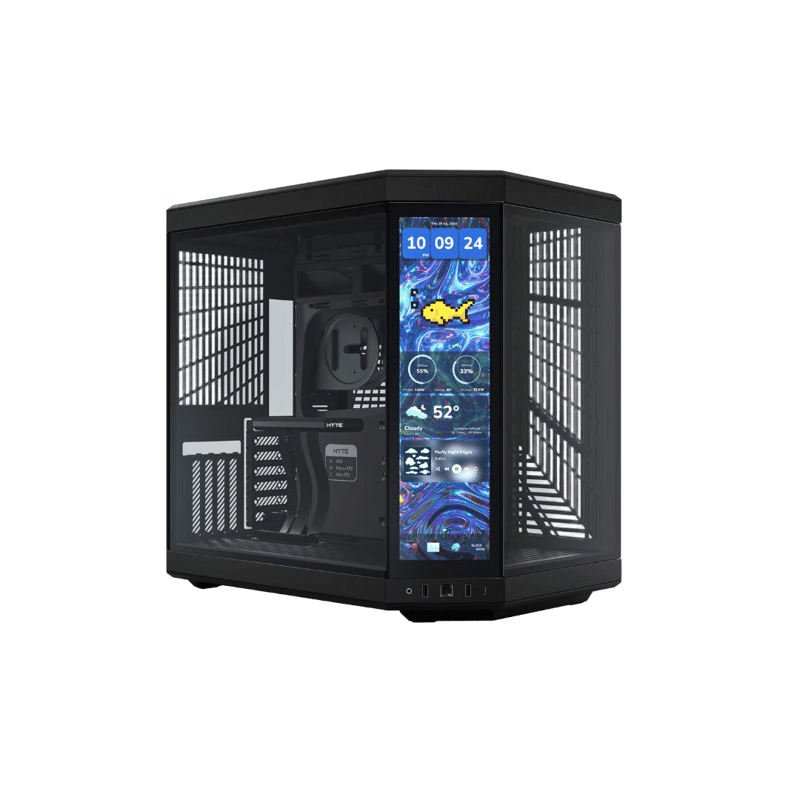 HYTE Y70 Touch Mid-Tower ATX Case Black Tempered Glass - 7