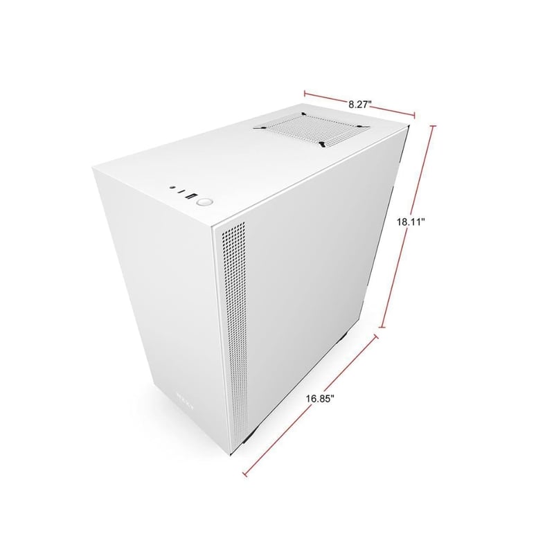 كيس NZXT H510i Mid-Tower ATX Matte Black - 5