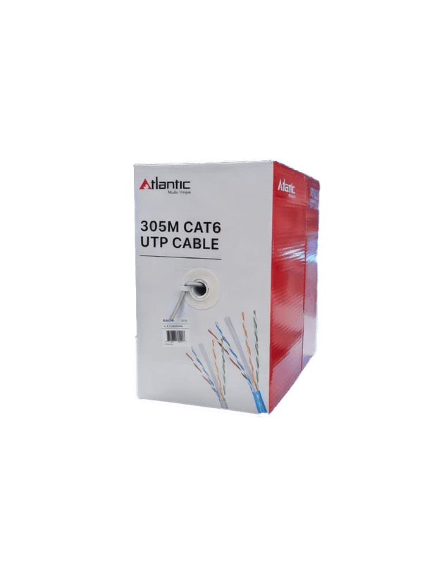 كيبل Atlantic Cat6 UTP Ethernet 305m أخضر - 4