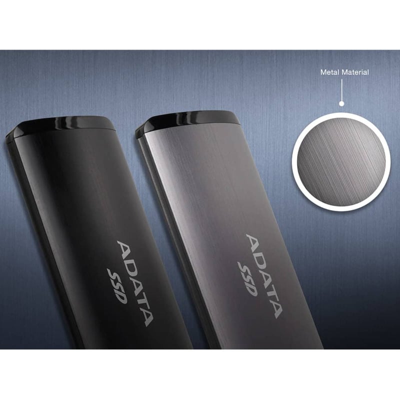 هارد خارجي ADATA SE760 512GB USB 3.2 Titanium - 6