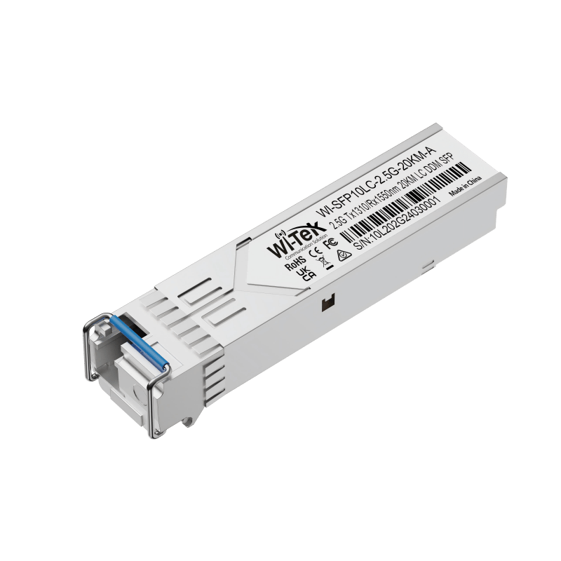 Wi-Tek SFP10LC-2.5G-20KM 2.5G 20KM Simplex LC SFP Transceiver - 3