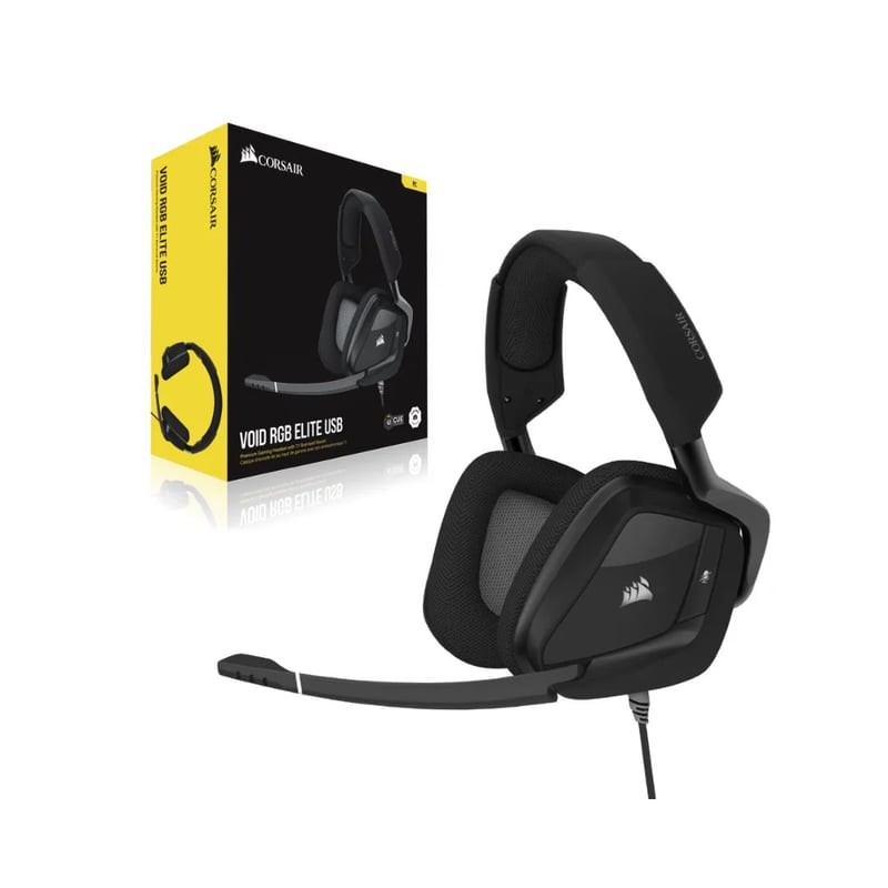Corsair Void RGB ELITE USB Carbon 7.1 Surround Gaming Headset - 2