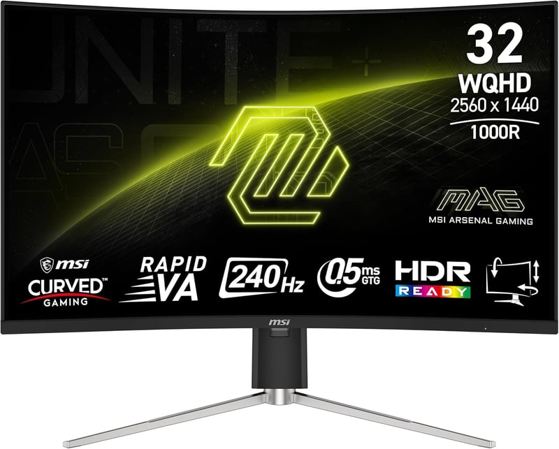 شاشة MSI MAG 325CQRXF 31.5″ 2560x1440 240Hz VA - 2