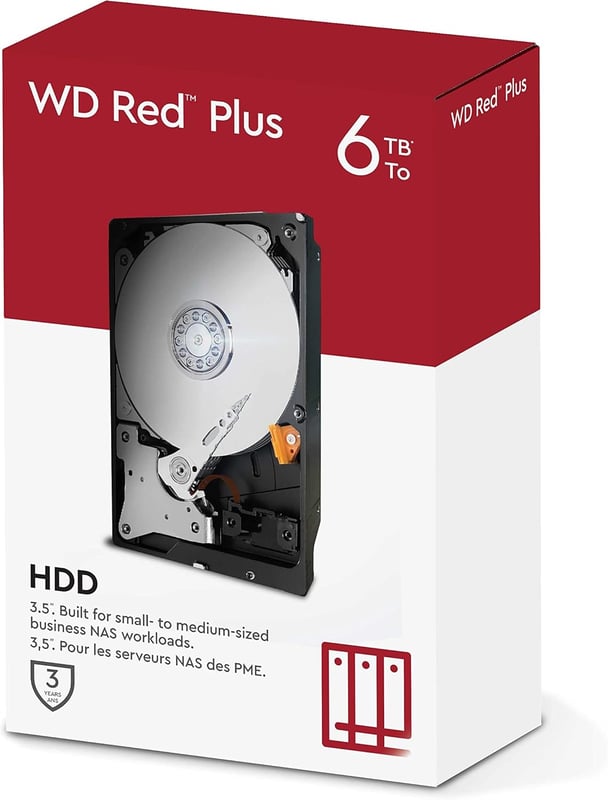 هارد WD Red Plus 6TB SATA 3.5″ داخلي - 7