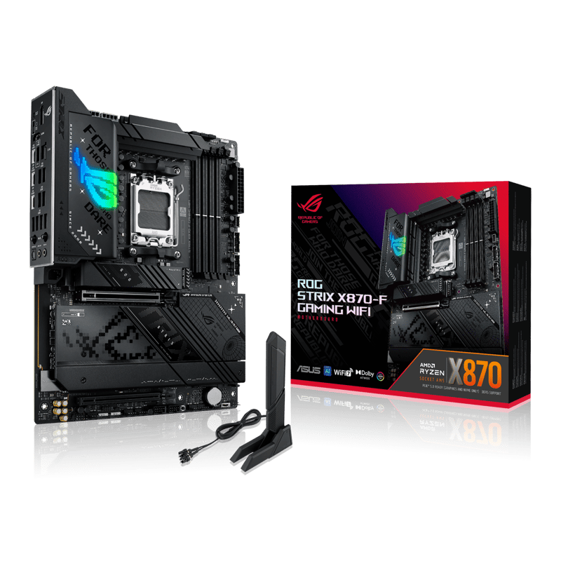 ASUS ROG Strix X870-F Gaming WiFi AMD AM5 DDR5 ATX Motherboard - 1