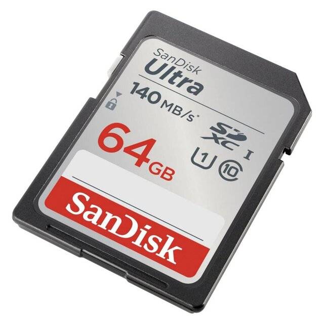 SanDisk Ultra 64GB SDXC UHS-I 140MB/s Memory Card - 2