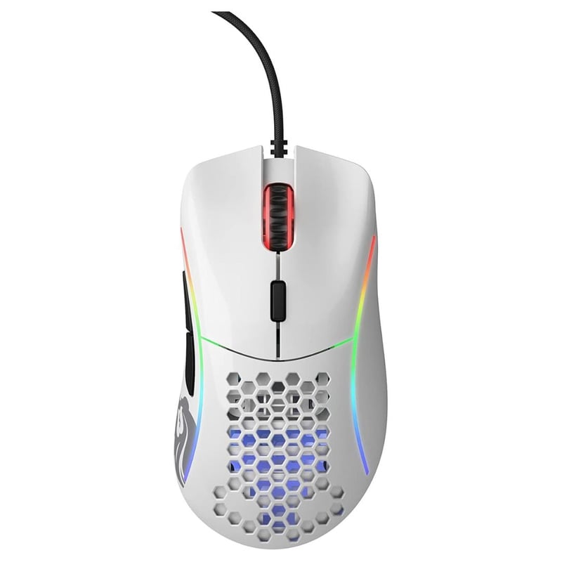 ماوس Glorious Model D Minus 12000 DPI سلكي RGB أبيض - 4