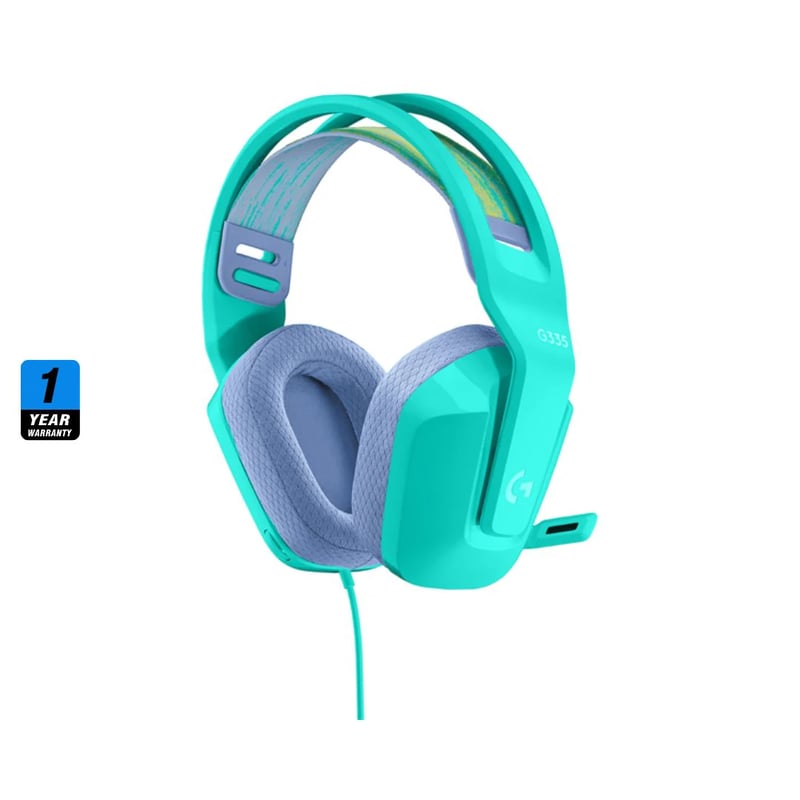Logitech G335 Wired Gaming Headset 3.5mm Stereo Mint - 3
