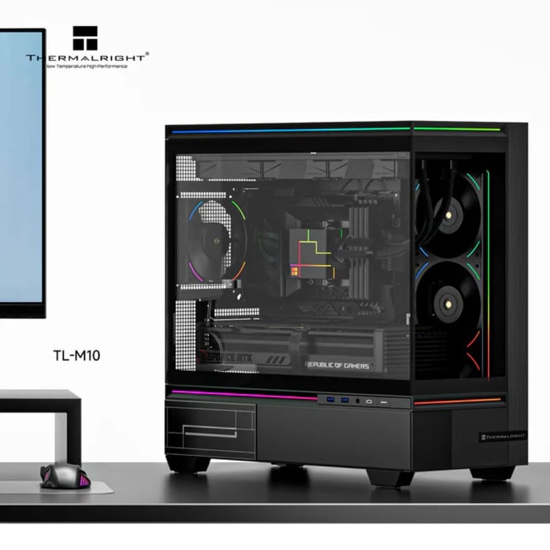 كيس Thermalright TL-M10 Vision Micro-ATX أسود - 5