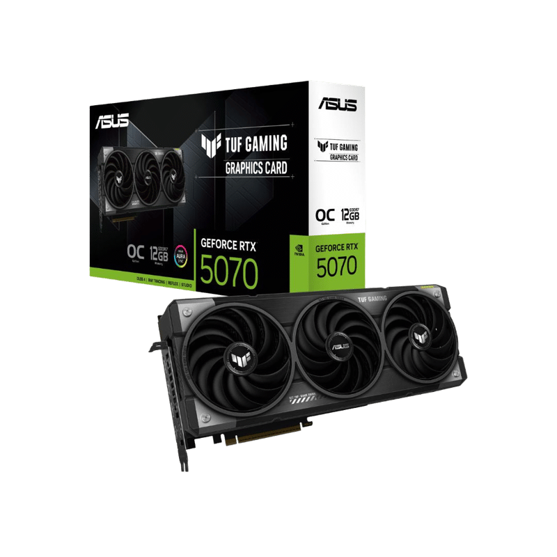 كارت شاشة ASUS TUF Gaming GeForce RTX 5070 12GB GDDR7 OC Edition - 8
