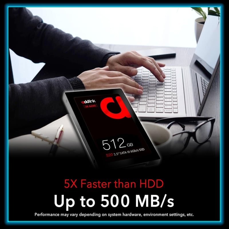 SSD Addlink S20 512GB SATA 2.5″ داخلي - 3
