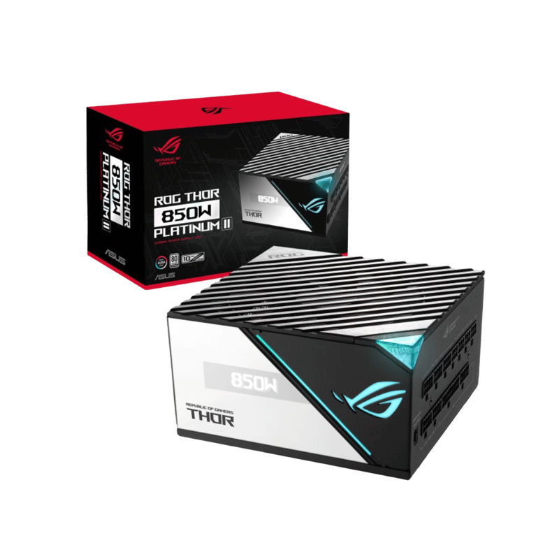 ASUS ROG THOR 850W Platinum II, Full Modular, 80+ Platinum, PCIe 5.0, Black - 6