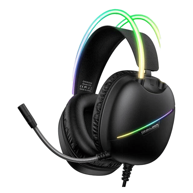 Onikuma X33 Wired Gaming Headset with RGB Microphone - 4