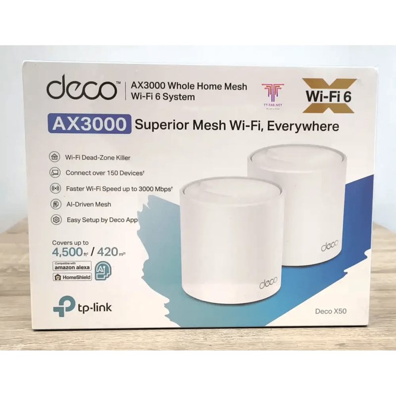 TP-Link Deco X50 AX3000 WiFi 6 Dual-Band Mesh System 2-Pack - 9