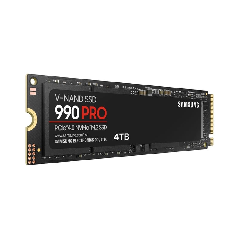 SAMSUNG 990 PRO SSD 4TB PCIe Gen 4 , NVMe , MZ-V9P4T0B/AM - 4