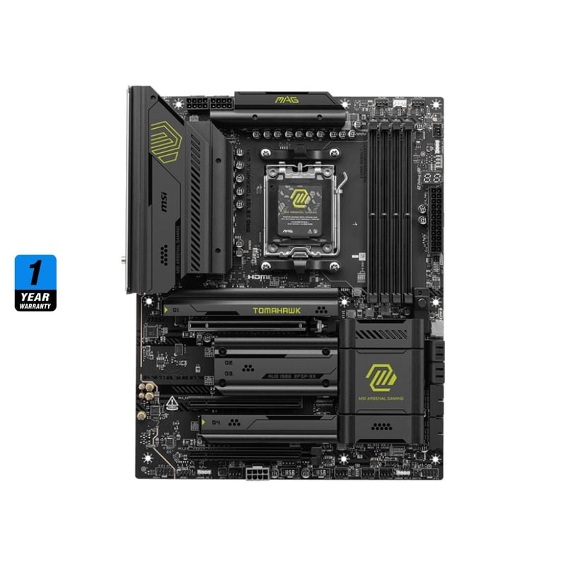 MSI MAG X870E TOMAHAWK WIFI AMD X870E AM5 ATX Motherboard - 2