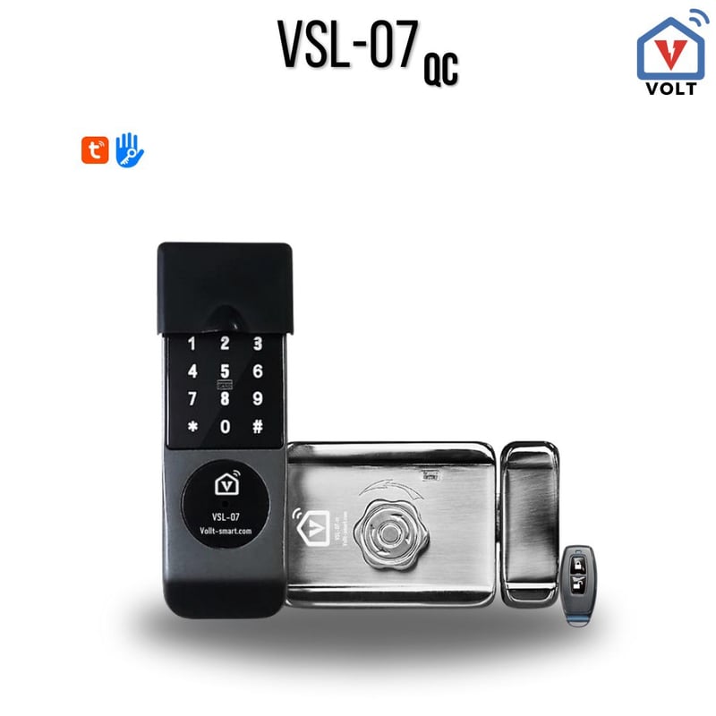 VSL 07 QC 7-in-1 Waterproof Smart Lock - 2