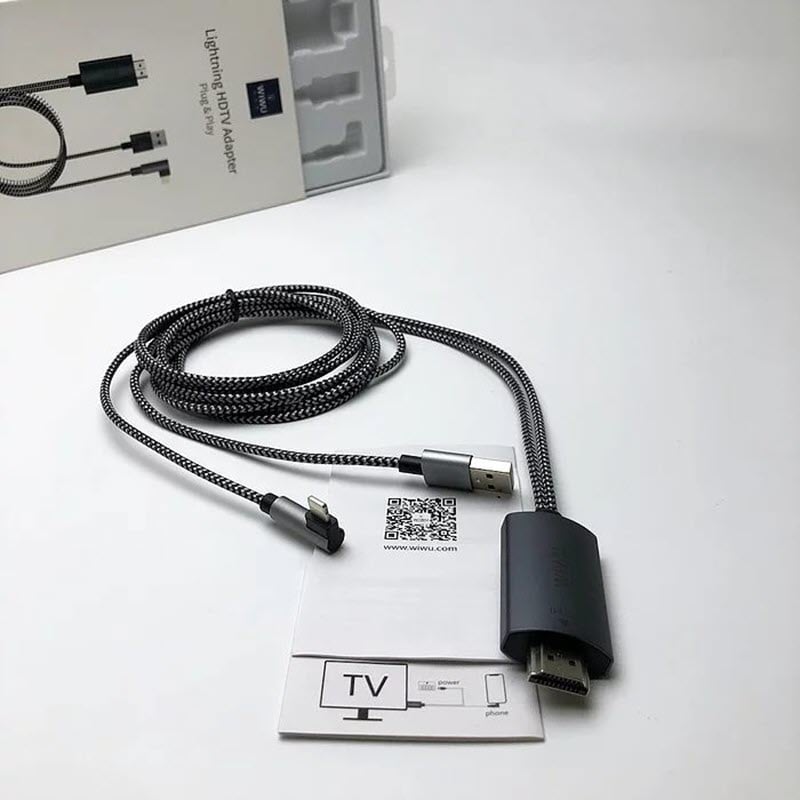 محول WIWU X8 Lightning إلى HDMI 4K 2M - 4